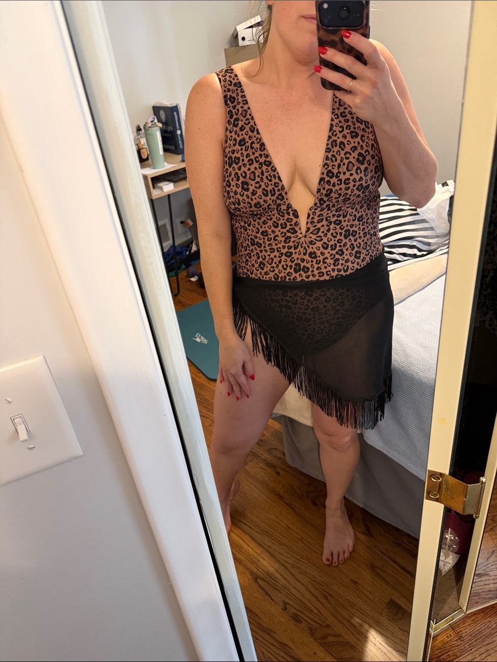 Black Fringe Sarong
